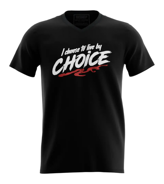 89stars | Мъжка V-neck тениска ’I Choose’ – Животът е избор не случайност - Мъжки v-neck