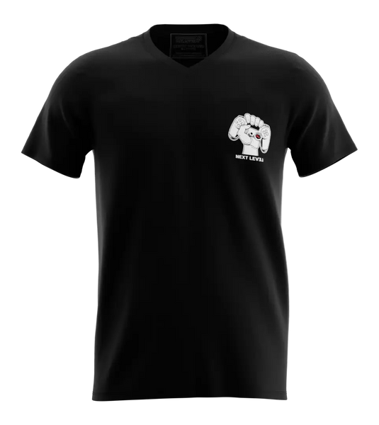 89stars | Мъжка V-neck тениска „Next Level Gaming“ – Не просто игра а състояние на духа. - Мъжки v-neck
