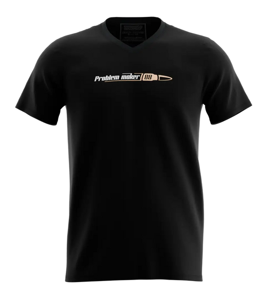 89stars | Мъжка V-neck тениска ’Problem Maker 88’’ – Избери динамиката на живота! - Мъжки v-neck