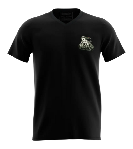 89stars | Мъжка V-neck тениска ’Seneca’ – Свободата е в смелостта! - Мъжки v-neck