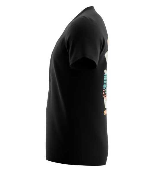 89stars | Мъжка V-neck тениска ’Summer Vibe’ – Намери своя рай! - Мъжки v-neck