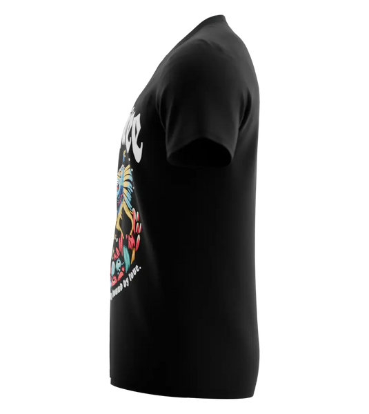 89stars | Мъжка V-neck тениска ’Swim Free’ – Освободи духа си в океана на свободата! - Мъжки v-neck