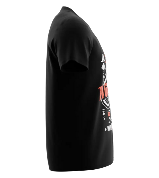 89stars | Мъжка V-neck тениска ’Wild Card’ – Изрази своята смелост и страст към играта - Мъжки v-neck