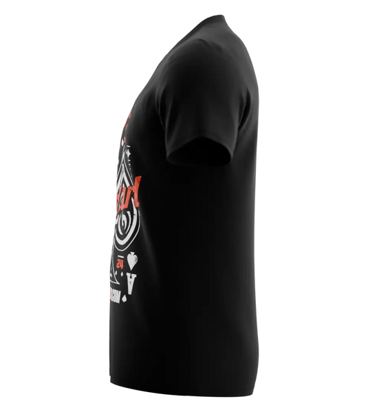 89stars | Мъжка V-neck тениска ’Wild Card’ – Изрази своята смелост и страст към играта - Мъжки v-neck