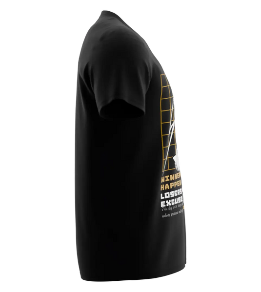 89stars | Мъжка V-neck тениска ’Winner Make It Happen’ – Изрази своята решителност и мотивация - Мъжки v-neck