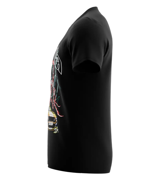 89stars | Мъжка V-neck тениска ’x1dra7a’ – Градски приключения в динамиката на столицата! - Мъжки v-neck