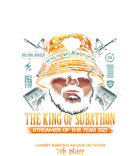 89stars | Мъжка V-neck тениска ’ZenReMasTa’ – В чест на емблематичния стриймър! - Мъжки v-neck