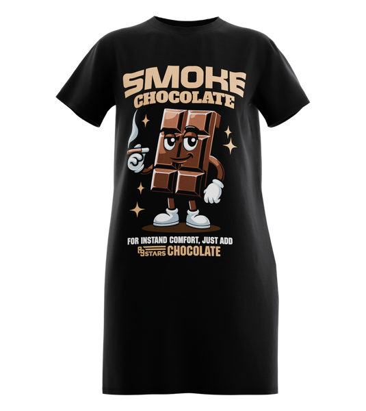 89stars | Дамска Туника ’Smoke Chocolate’ – Стил сладост и комфорт в едно! - Черно / XS / Лице - Дамска туника