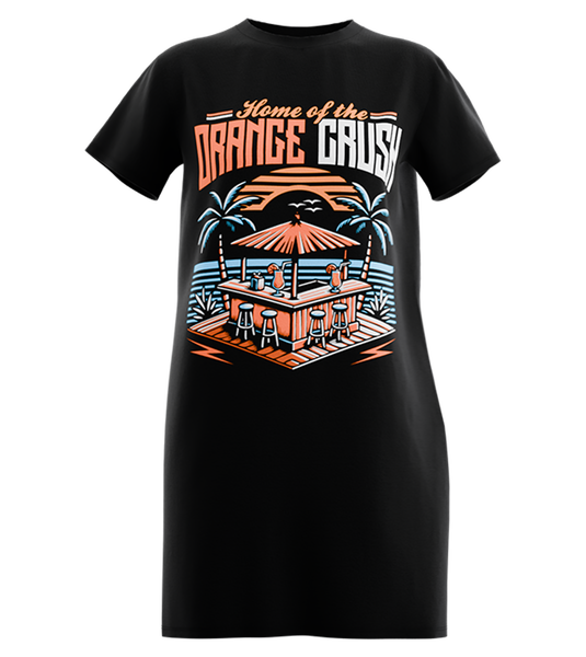 89stars | Дамска Туника ’Orange Crush’ – Лятно настроение и освежаващ стил в едно! - Черно / XS / Лице - Дамска туника