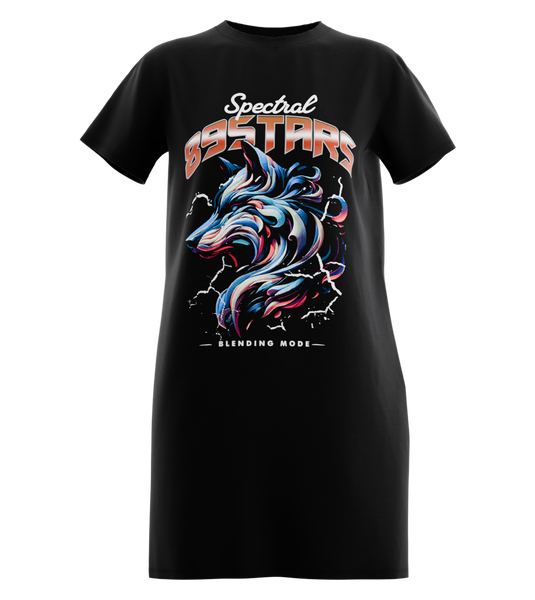 89stars | Дамска Туника ’Spectral’ – Стил вдъхновен от мистерията на цветовете! - Черно / XS / Лице - Дамска туника