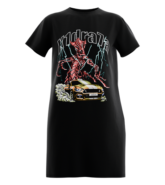 89stars | Дамска Туника ’x1dra7a’ – Динамика стил и стрийминг! - Черно / XS / Лице - Дамска туника