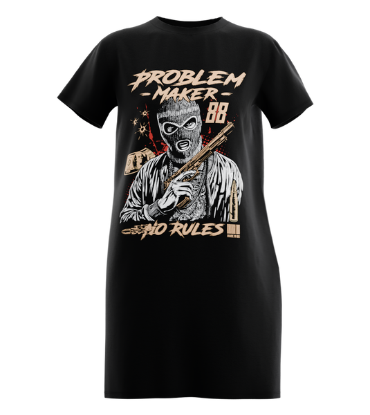 89stars | Дамска Туника ’No Rules’ – Провокация и стил без граници! - Черно / XS / Лице - Дамска туника