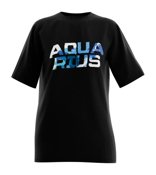 89stars | Дамска Oversized тениска ’Aquarius’ – За свободата под знака на Водолея! - Дамски oversized