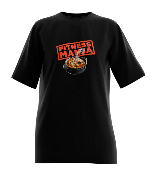 89stars | Дамска Oversized тениска ’fitnesmanja’ – Баланс между сила и самоирония Дамски oversized