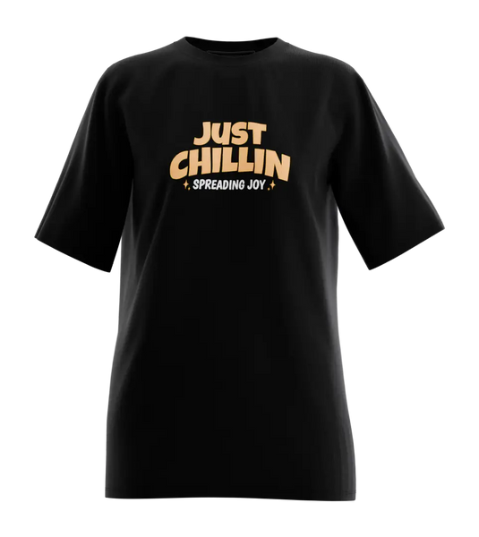 89stars | Дамска Oversized тениска ’Just Chillin’ – Усмивки и спокойствие във всяка стъпка! - Дамски oversized