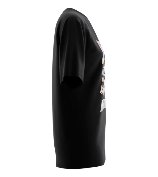 89stars | Дамска Oversized тениска ’MaLkaTaEmBa’ – Геймърско надмощие със стил! - Дамски oversized