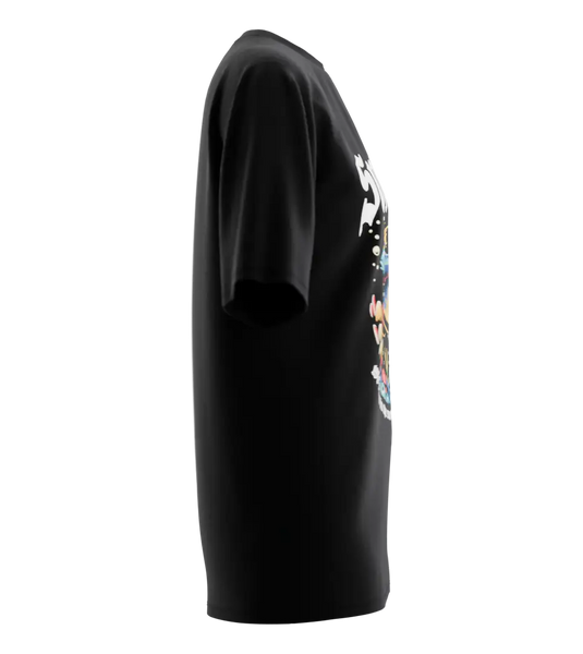 89stars | Дамска Oversized тениска ’Swim Free’ – Свобода и Цветове за Незабравимо Излъчване - Дамски oversized