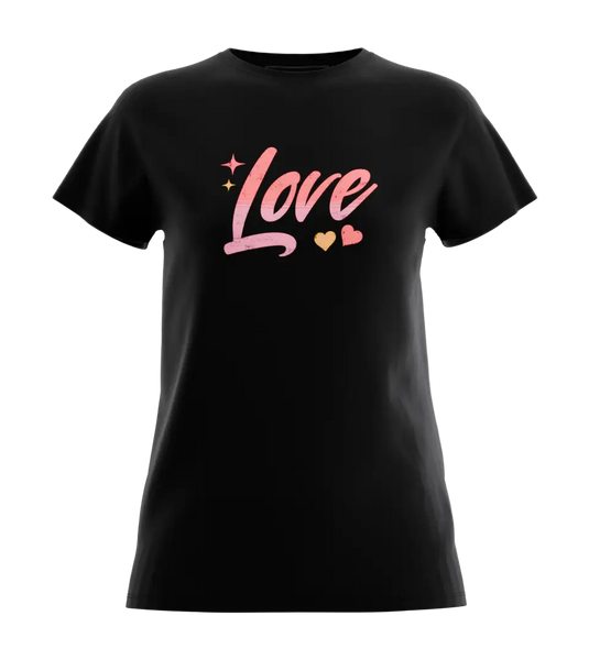 89stars | Дамска Regular тениска ’Infinite Love’ - Покажи на света че любовта е в основата на всичко! - Дамски regular