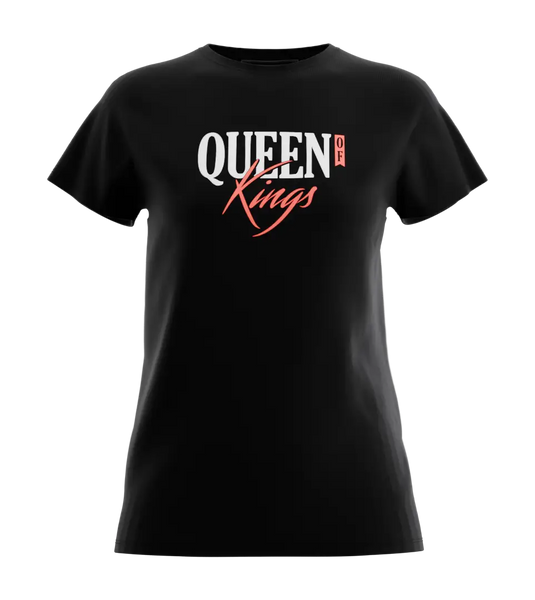 89stars | Дамска Regular тениска ’Queen of Kings’ – Изрази своята кралска същност с огнен стил! - Дамски regular