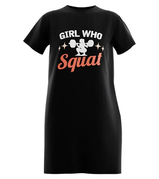 89stars | Дамска Туника ’Girl Who Squat’ – Сила Стил и Себеизразяване! - Дамска туника