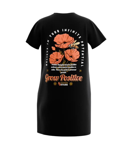 89stars | Дамска Туника ’Grow Positive’ – Стил оптимизъм и свежест в едно! - Дамска туника