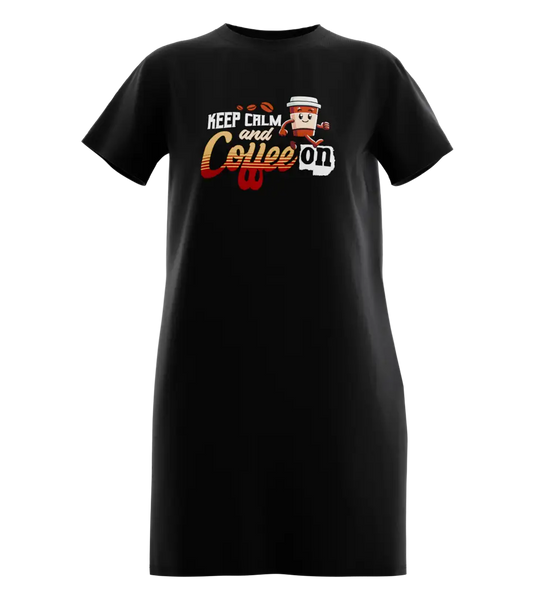 89stars | Дамска Туника ’Keep Calm’ – Стил с кафе настроение! - Дамска туника