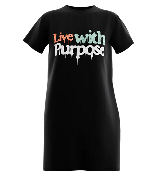 89stars | Дамска Туника ’Live with Purpose’ – Поеми към целта си с елегантност! - Дамска туника
