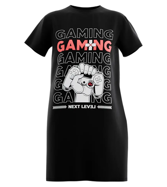 89stars | Дамска Туника “Next Level Gaming” – Стил със стратегическа мисия! - Черно / XS / Лице - Дамска туника