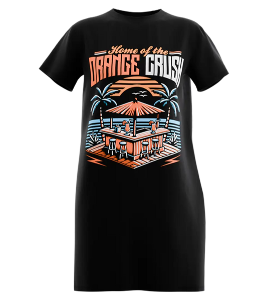 89stars | Дамска Туника ’Orange Crush’ – Лятно настроение и освежаващ стил в едно! - Черно / XS / Лице - Дамска туника