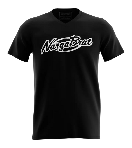 89stars | Мъжка V-neck тениска ’NargaBrat’ – Стилът на свободния дух. - Мъжки v-neck