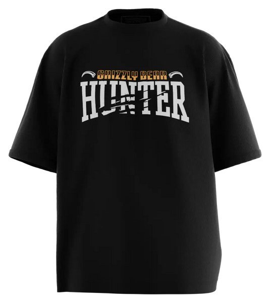 89stars | Мъжка Oversized тениска ’Grizzly Bear Hunter’ – Дивото зове! - Мъжки oversized