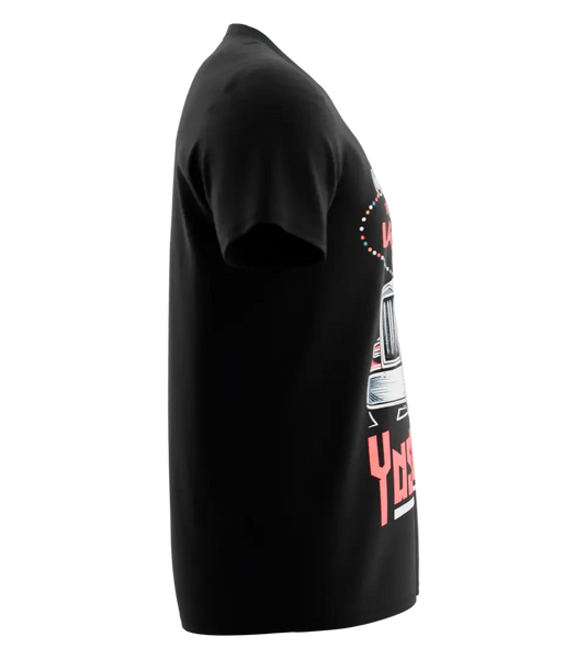 89stars | Мъжка V-neck тениска ’YaskaTV’ – Уникалният стриймър на улиците на Лас Вегас! - Мъжки v-neck