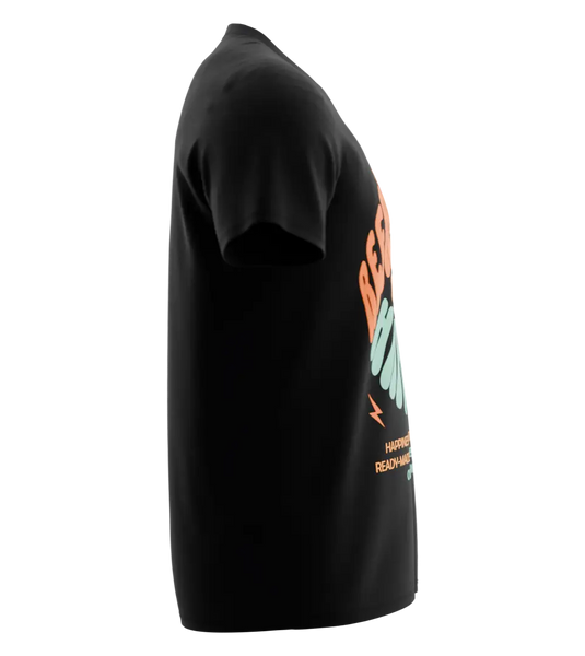 89stars | Мъжка V-neck тениска ’Happiness’ – Открий истинското щастие - Мъжки v-neck