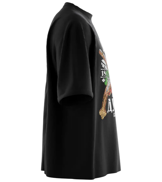 89stars | Мъжка Oversized тениска ’Дела трябват’ - Символ на смелост и решителност! - Мъжки oversized