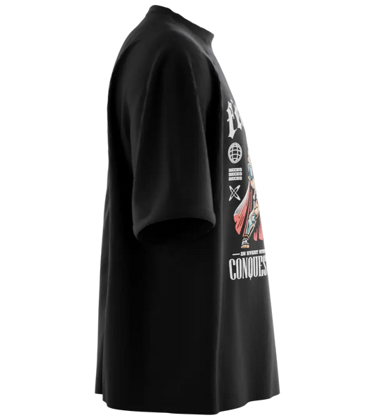 89stars | Мъжка Oversized тениска ’Fearless’ – Смело сърце! - Мъжки oversized