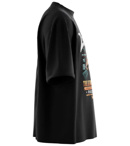 89stars | Мъжка Oversized тениска ’ZenReMasTa’ - За феновете на ZenReMasTa и стрийминг културата! - Мъжки oversized