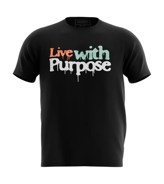 89stars | Мъжка Regular Тениска ’Live with Purpose’ – Промени света с увереност! - Мъжки regular