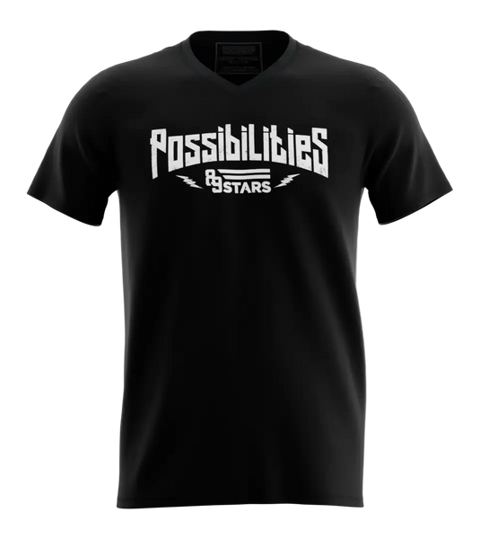 89stars | Мъжка V-neck тениска ’Limitless’ – Прескочи границите на възможното - Мъжки v-neck