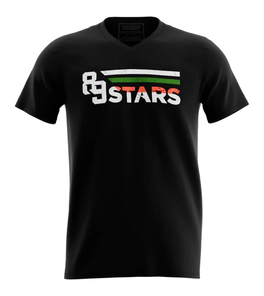 89stars | Мъжка V-neck тениска ’Strength’ – Лъвска сила във всяка нишка! - Мъжки v-neck