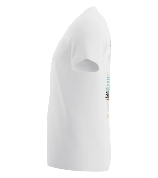 89stars | Мъжка V-neck тениска ’Summer Vibe’ – Намери своя рай! - Мъжки v-neck