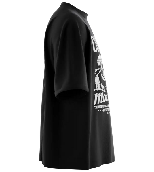 89stars | Мъжка Oversized тениска ’Conquer’ – Покори върховете! - Мъжки oversized