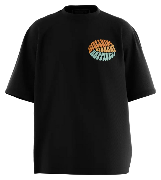 89stars | Мъжка Oversized тениска ’Happiness’ – Зареди света с добри вибрации! - Мъжки oversized