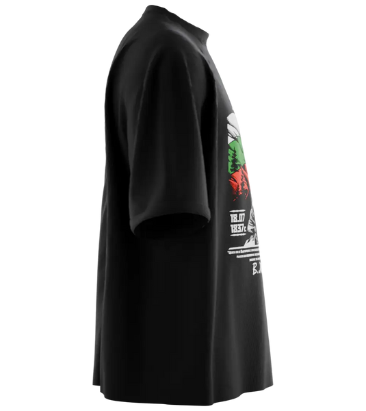89stars | Мъжка Oversized тениска ’Левски’ – Икона на свободата! - Мъжки oversized