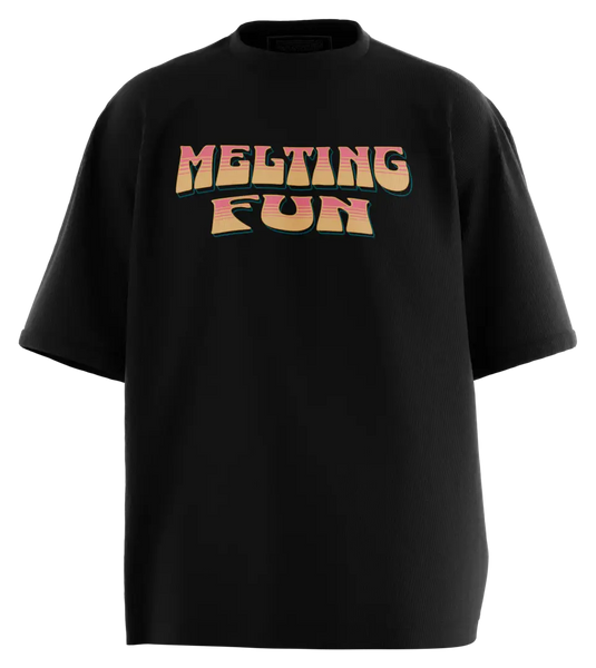 89stars | Мъжка Oversized тениска ’Melting Fun’ – Забавлението е под твоя контрол! - Мъжки oversized
