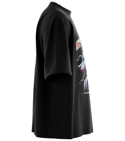 89stars | Мъжка Oversized тениска ’Spectral’ – Мощта на дивия дух! - Мъжки oversized