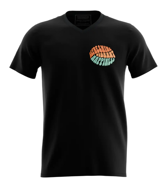 89stars | Мъжка V-neck тениска ’Happiness’ – Открий истинското щастие - Мъжки v-neck