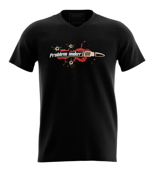 89stars | Мъжка V-neck тениска ’No Rules’ – Смело изявление на твоята индивидуалност! - Мъжки v-neck