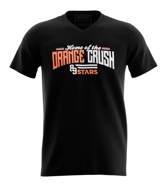 89stars | Мъжка V-neck тениска ’Orange Crush’ – Оазисът на лятното освежаване! - Мъжки v-neck