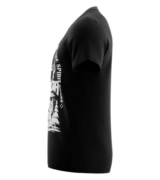 89stars | Мъжка V-neck Тениска ’Vitosha’ – Стил и свобода с планински дух! - Мъжки v-neck